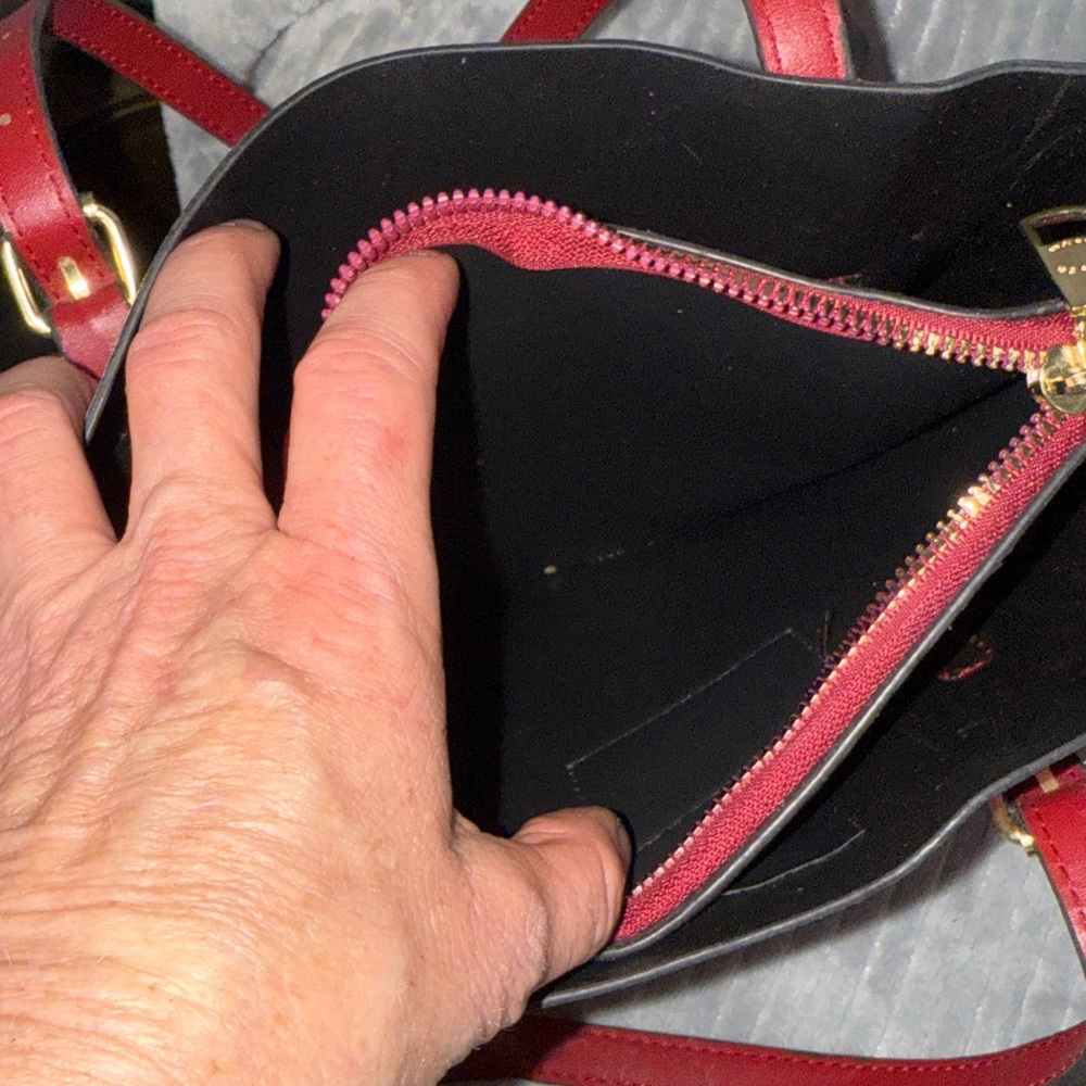 Coach Pink Tote with Cherry Design - Picture 7 of 13